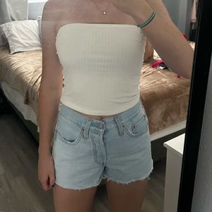 American Eagle Size M Cropped Tube Top